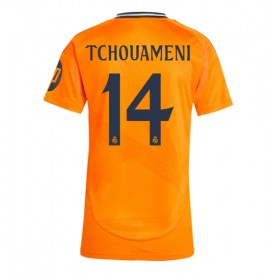 Real Madrid Aurelien Tchouameni #14 Borte skjorte til dame 2024-25 Kortermet